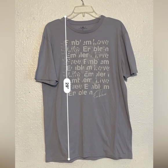 Emblem Apparel light, blue T-shirt, size extra large - Picture 6 of 7